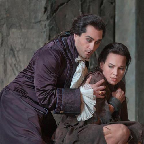 Giuseppe Filianoti and Elīna Garanča in La Clemenza di Tito